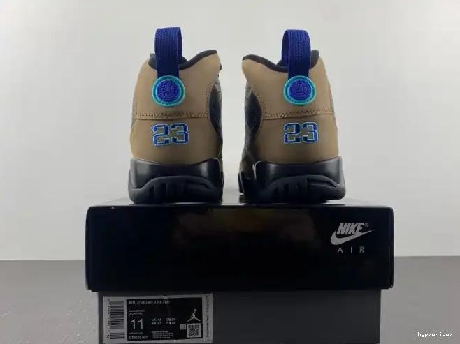 HYPE CT8019-034 9 Jordan Retro Concord Air Olive 0509
